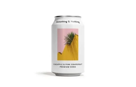 Something & Nothing Pineapple & Pink Grapefruit сода 330ml